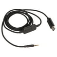 thumbnail image 2 of Cable de sonido para auriculares, Cable USB de repuesto para auriculares con Control de volumen en línea, botón de silencio para Beyerdynamic MMX300, 2 of 5