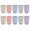 10Pcs/5Color, variant on Drinking Cups Wheat Straw 12oz 10 pack 5 Colors Unbreakable BPA free Dishwasher Safe Kitchen Home