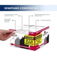 thumbnail image 4 of Spartano Clear Garbage Bags 200 Count, Multipurpose Trash Bags for Home & Office, Size (26 x 36 Inch), 4 of 7