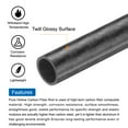 thumbnail image 4 of 1 Pcs Carbon Fiber Tube 8 x 10 x 330mm Glossy Surface Rod Carbon Round Tubing, 4 of 5