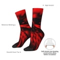 thumbnail image 4 of Vsdgher The Red Head Skull Crew Socks for Men & Women, Breathable Casual Athletic Ankle Socks, 4 of 6