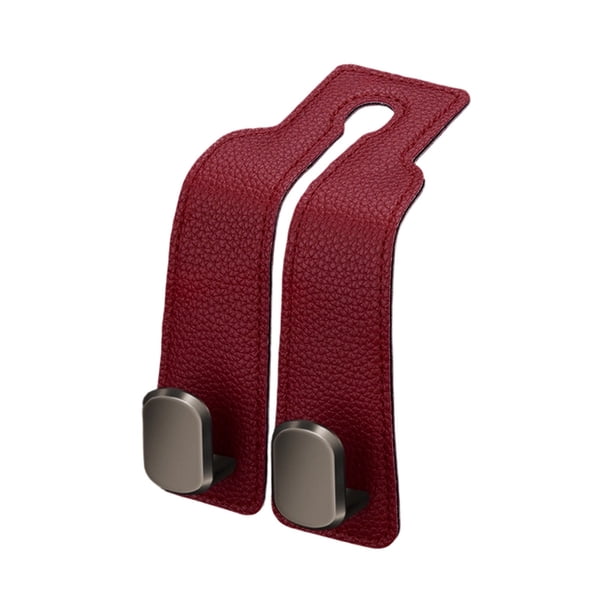 Ganchos resistentes para el respaldo del asiento, organizador universal para vehículos con estructura de aleación para un almacenamiento seguro