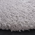 thumbnail image 3 of Safavieh Flokati Augustin Solid Shag Area Rug, Silver, 5'3" x 5'3" Round, 3 of 11