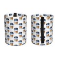 thumbnail image 2 of Naloa Coffee To Go Pattern Car Trash Can Garbage Car Accessories Trash Can Car Waste Bin for for Driver and Passenger Any Vehicle, 2 of 7