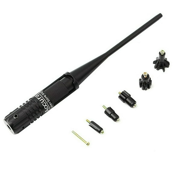 1 Set Infrared Collimator Bore Sighter Kit Adjustable Red Light Aim Locator