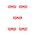 thumbnail image 3 of Qarigey Shutter Shades Eyewears Gafas de sol llamativas y de moda Shutter Shades Gafas de sol con obturador rojo tamaño libre Type2 NO2, 3 of 6