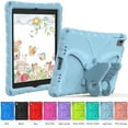 thumbnail image 7 of Dteck Kids Case for iPad 5th/6th Generation/iPad Air/Air 2/iPad Pro 9.7-inch,Cute Butterfly EVA Case Kickstand Lightweight Cover with Shoulder Strap,Lightblue, 7 of 7