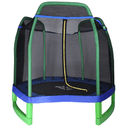 North Gear 7' Kids Trampoline with Safety Enclosure Net