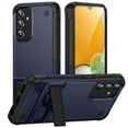 thumbnail image 1 of ELEHOLD Rugged Case for Samsung Galaxy A14 5G,Hybrid Military Grade Drop Protection Built-in Hidden Kickstand Shockproof Armor Cover for Samsung A14 5G, Navyblue, 1 of 7