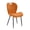 A-Black,Orange, variant on Dining Chairs Set of 4 Olive Green PU Leather Metal Black 33.3" for Kitchen
