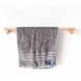 thumbnail image 4 of Beech Towel Rack Hanging Rod Bathroom Toilet Punch-free Wall Mounted Towel Rack Wooden Towel Rack 30cm, 4 of 5