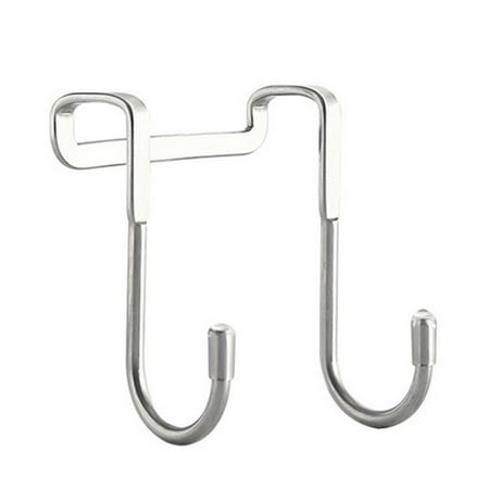 

304 Stainless Steel Hook Double S-Shape No Punch Hook Kitchen Bathroom Cabinet