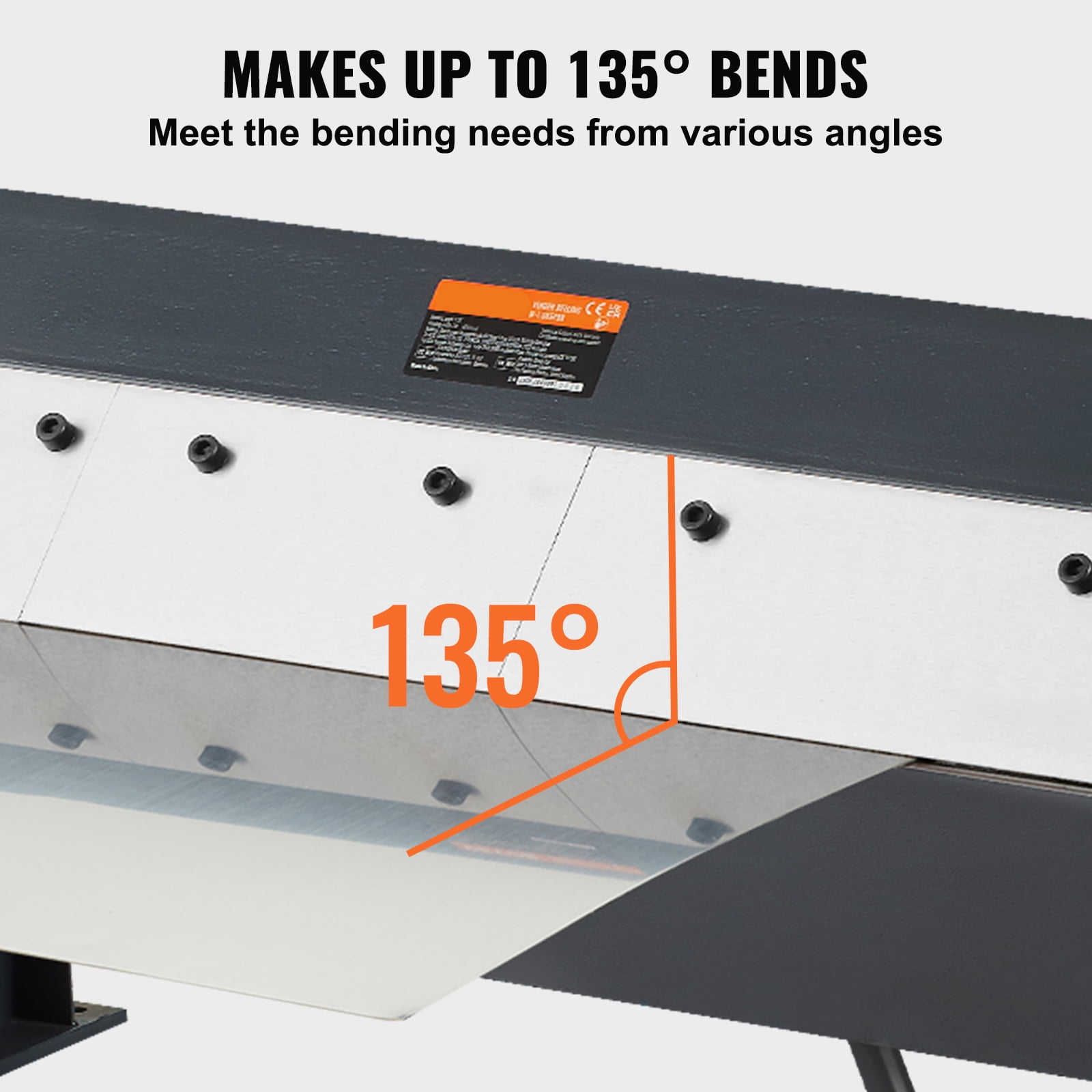 RNXRZANK Sheet Metal Bending Tool – Fold 24 GA Steel, 1" Deep Bends, Ergonomic Handle, Carbon Steel Construction