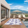 thumbnail image 2 of Purple Palm Tree Outdoor Rug for Patio/Deck/Porch, Non-Slip Large Area Rug 4 x 6 Ft, Summer Tropical Tree Coastal Beach Indoor Outdoor Rugs Washable Area Rugs, Reversible Camping Rug Carpet Runner, 2 of 8