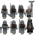 thumbnail image 1 of 8 Pcs Pack Battle Soldiers And Droids With Weapons Set, Building Blocks Action Figures Toy, Army Battle Playset Toys Fans Kids Gift, 1 of 4
