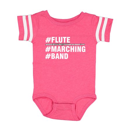 

Inktastic #Flute #Marching #Band White Hashtag Text Gift Baby Boy or Baby Girl Bodysuit