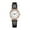 Black, variant on Ausyst Watch for Women Ladies Casual Fashion Quartz Watch Roman Numeral Dial Silicone Strap Watch