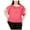 Pink - magen, variant on NY Collection Womens Ruched Neck Pullover Blouse, Pink, Plus Size, 3X