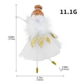 thumbnail image 2 of Christmas Decoration Supplies Ballet Girl Pendant Christmas Angel Christmas Tree Pendant Vintage Easter Decorations Lot Tapping on Window Stained Glass Roses Vintage Stained Glass Window Panel Stain, 2 of 2