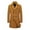 Brown, variant on MELDVDIB Men's Winter Warm Wool Overcoat Long Sleeve Lapel Collar Double Breasted Pea Coats Fashion Solid Color Casual Trench Coat