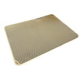 thumbnail image 1 of 6 Pcs Cat Litter Mat, 11.71" X 11.81" Inch EVA Non-slip Litter Trapping Mat, Double Layer Honeycomb Litter Box Mat, Urine & Waterproof Kitty Litter Mat, Scatter Control Easy Clean, 1 of 7