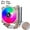 3P Have Light 1 Fan, variant on CPU Cooling Fan Efficient Cooler 4 Heat Pipe Radiator PC Air-cooled Suitable For Installing LGA2011 2066 x79 x99 2099 e5 e3 AMD