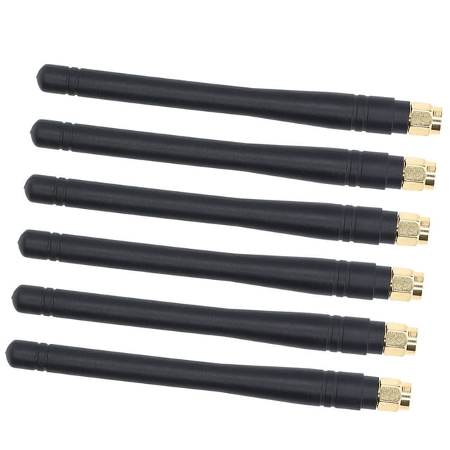 Signal Transmission Antennas 5Pcs SMA Male 824-960 1710-2170mhz 3dBi Corrosion Resistant High Gain Antenna For Security Alarm ANGGREK Hardware