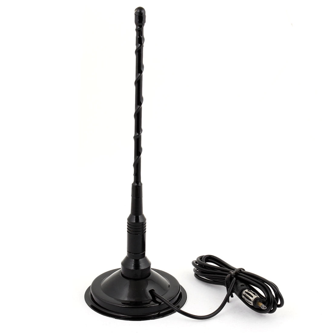 Car Black Metal Base Outdoor Radio TV FM AM Signal Booster Antenna 25cm