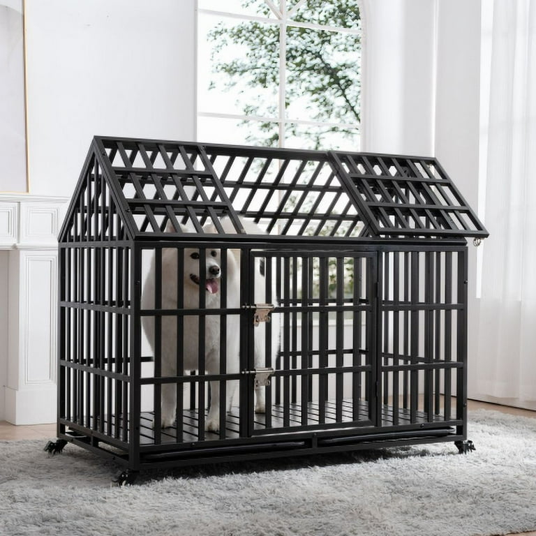 Metal dog crates walmart discount