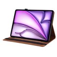 thumbnail image 3 of Dteck Butterfly Pattern Case for iPad Air 11 inch 2024,Magnetic Leather Card Slots Wallet Case Shockproof Kickstand Cover for iPad Air 11-in. (M2) ,Brown, 3 of 5