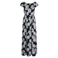 thumbnail image 2 of Elegante de Mujeres Transpirables Ropa de Pya Poliéster Suave Cómoda Elegante Sensación SG BLESIY Vestido sin tirantes floral de la playa, 2 of 8
