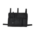 thumbnail image 1 of Bolsa organizadora para andadores, bolsa para accesorios, cesta de almacenamiento para andadores de fácil acceso, Oxford Negro, 1 of 9