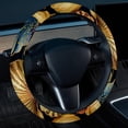 thumbnail image 2 of Shell 14.5 Inch Printing PVC Leather Auto Accessories Car Wheel Cover Steering Wheel Covers Steering Wheel Cover, 2 of 6