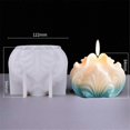 thumbnail image 5 of 3D Shell Shaped Candle Silicone Mold Wave Striped Shell Cake Chocolate Silicone Mold Soap Mold Water Wave Shell Mold,A, 5 of 5