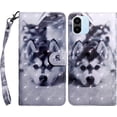 thumbnail image 2 of for Xiaomi Redmi A1 Wallet Case with Card Slot Holder Kickstand - Lovely Colorful Pattern PU Leather Flip Phone Case Cover for Xiaomi Redmi A1 Dog Husky, 2 of 14