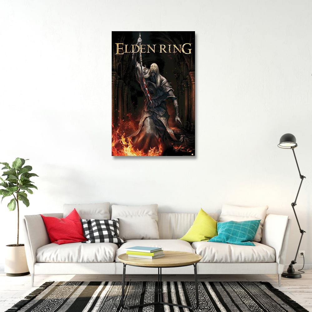 Elden Ring - Gaming Poster Set (Game Cover & The Tarnished One