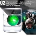 thumbnail image 4 of PENGXIANG Pet LED Light Dog Collar Light Dog Outdoor Lamp Reusable Waterproof Pet Pendant Glow Night LED Dogs Flashlight Battery Operated Dog Light for Collar Harness Leash, 4 of 8