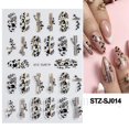 thumbnail image 1 of Adhesivo 3D para uñas de alce y copos de nieve blancos, bonitos deslizadores de lámina navideña, calcomanías adhesivas brillantes, accesorios de manicura de Año Nuevo, FBSTZ-CS083, 1 of 4