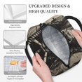 thumbnail image 3 of Daiia Vintage Ram Pilot Pattern Lunch Bag , Insulated Lunch Box, Small Leakproof Cooler Food Lunch Containers Reusable High Capacity Lunch Tote Bags-One Size, 3 of 6