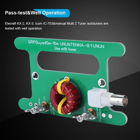 Tensión De Equilibrio Portátil Ununtenna Balun 9:1 De 10 W | Cuotas sin