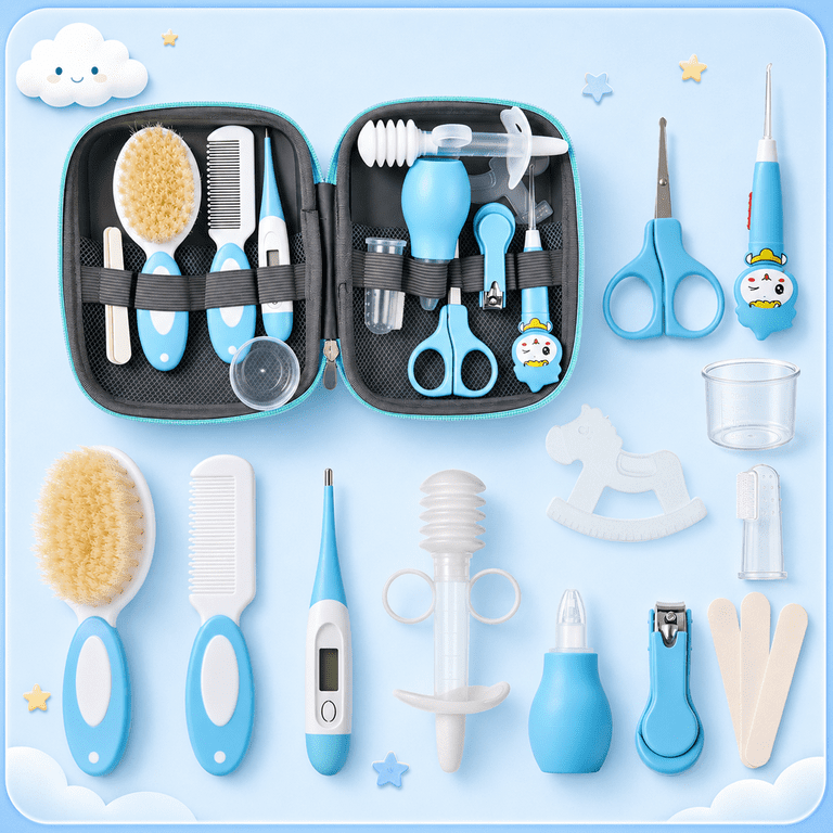 Lictin 15-Piece Baby Grooming & Healthcare Kit photo 4