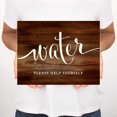 thumbnail image 3 of Water Rustic Wood Wedding Party Signs, 3 of 8