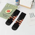 thumbnail image 7 of Naloa Patriotic USA Butterfly Art Ankle Socks for Women Non Slip Socks No Show Socks Classic Low Cut Casual Socks Casual Socks, 7 of 7