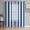 Blue Balck, variant on Sheer Curtains 45 Inch Length 2 Panels Set for Kitchen, Coastal Turtle Semi Sheer Curtains for Windows, Blue Stripe Navy White Geometric Ocean Voile Window Treatments Rod Pocket Curtain