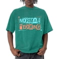 thumbnail image 2 of jowamay Vintage T Shirts for Men Normal Is Boring Funny Short Sleeve Tee Shirts Summer Casual Tops for Travel Daily Wear, 2 of 7