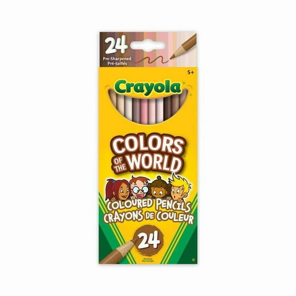 Crayola Colors of The World Skin Tone Pencils, 24CT