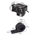 thumbnail image 2 of 1 Pares De Faros Led Auxiliares + Soporte, Para Moto/coche, 2 of 8