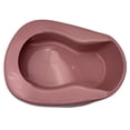 thumbnail image 3 of 2 Pack Nursing Heavy Duty Rose Contour Bed Pan for Adults Elderly Bedridden Patients, Hospital and Home Use, 3 of 5