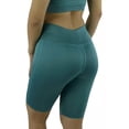thumbnail image 3 of Short Deportivo Largo Lycra Mujer, Gym, Running, Fitness, 3 of 6