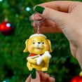 thumbnail image 6 of Loyerfyivos Beautuful Xmas Decoration 2024Happy New Year Christmas Ornament DIY Xmas Gift Snowman Christmas Tree Animal Pendant Doll Hanging Decoration G, 6 of 8